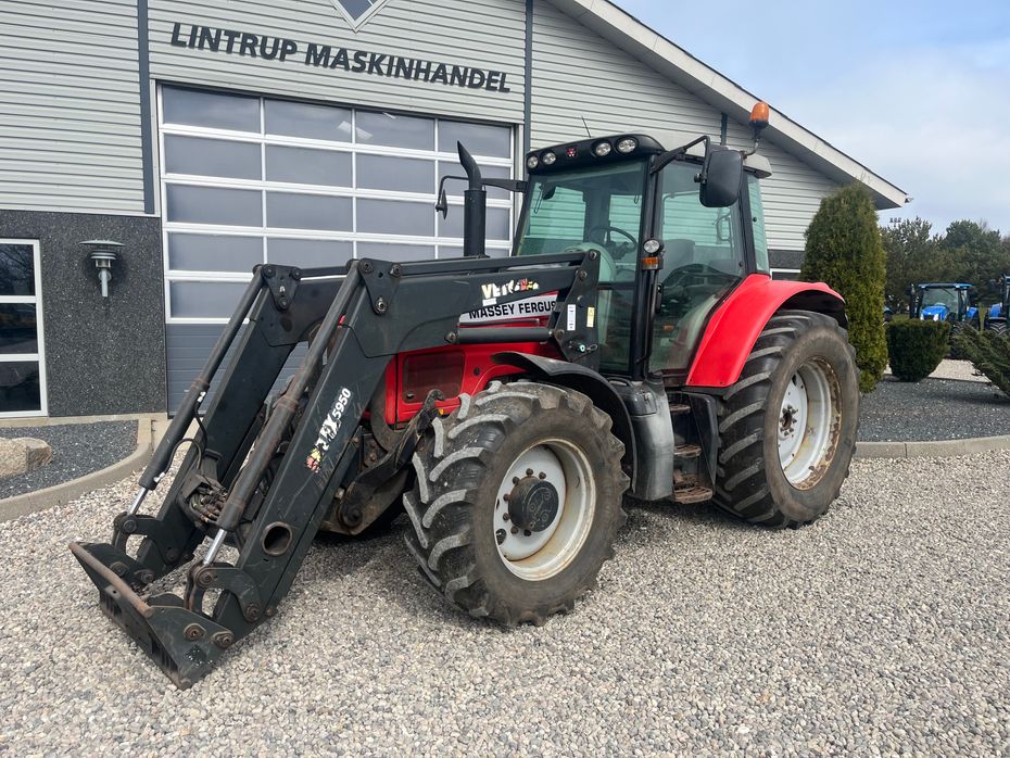 Massey Ferguson 6480 Dyna 4 Med frontlift og frontlæsser - Traktorer - Traktorer 4 wd - 2