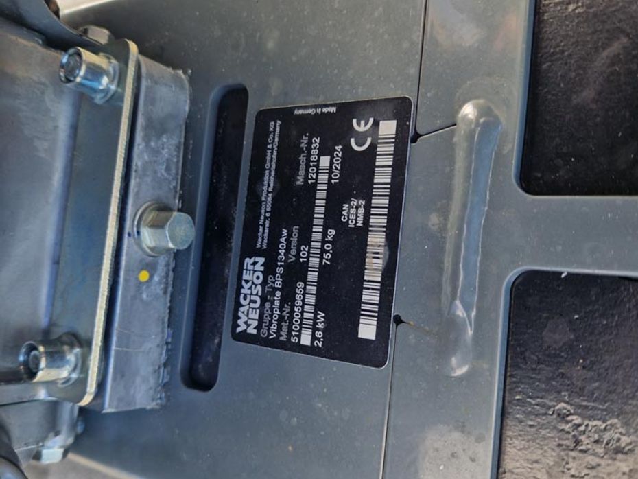 Wacker Neuson BPS 1340 - Pladevibratorer - Fremadgående plader - 5