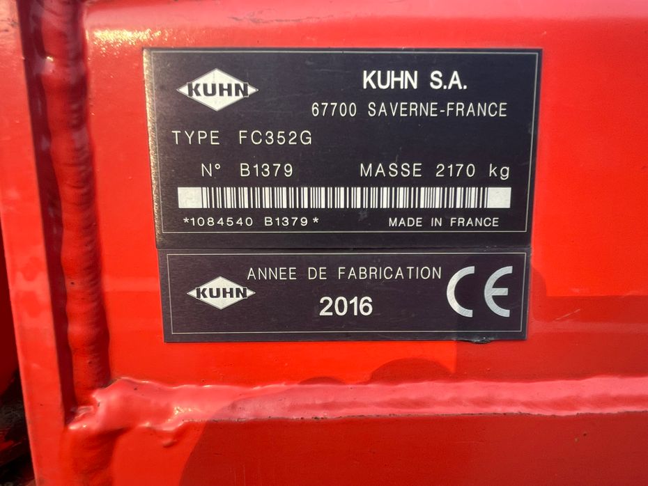 Kuhn FC 352 G Bugseret - Græsmaskiner - Skårlæggere/skivehøstere - 9