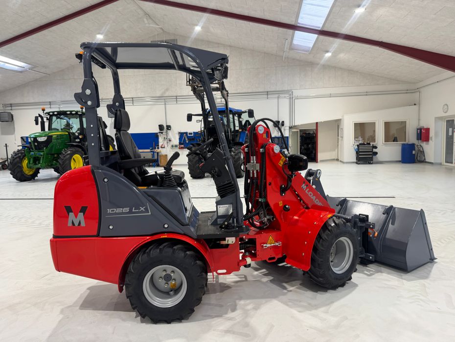 VM Loader 1026 LX FABRIKSNY MED SKOVL OG PALLEGAFLER! - Læssemaskiner - Minilæssere - 11
