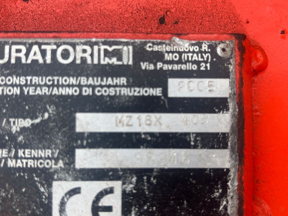 Muratori MZ18 405 MZ18XG-405 - Jordbearbejdning - Stennedlægningsfræsere - 4