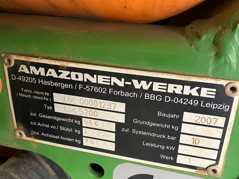 Amazone UX 5200 Super - Sprøjter - Trailersprøjter - 2