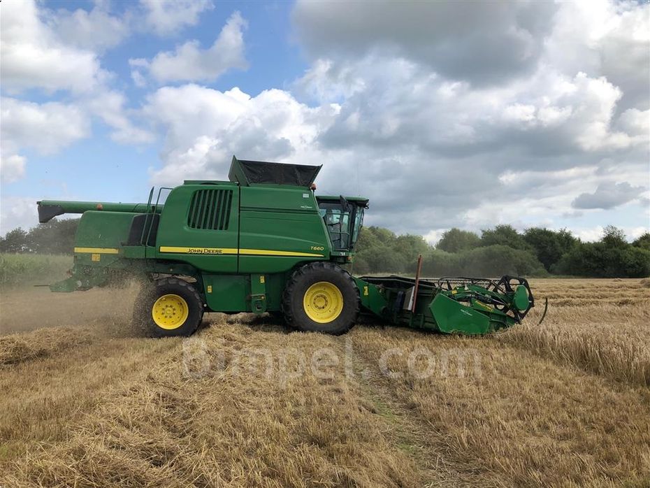 John Deere T660 4wd & Powerflow skærbord, autotrac ready - Høstmaskiner - Mejetærskere - 5
