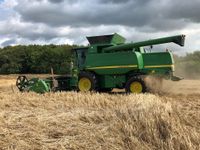 John Deere T660 4wd & Powerflow skærbord, autotrac ready - Høstmaskiner - Mejetærskere - 4