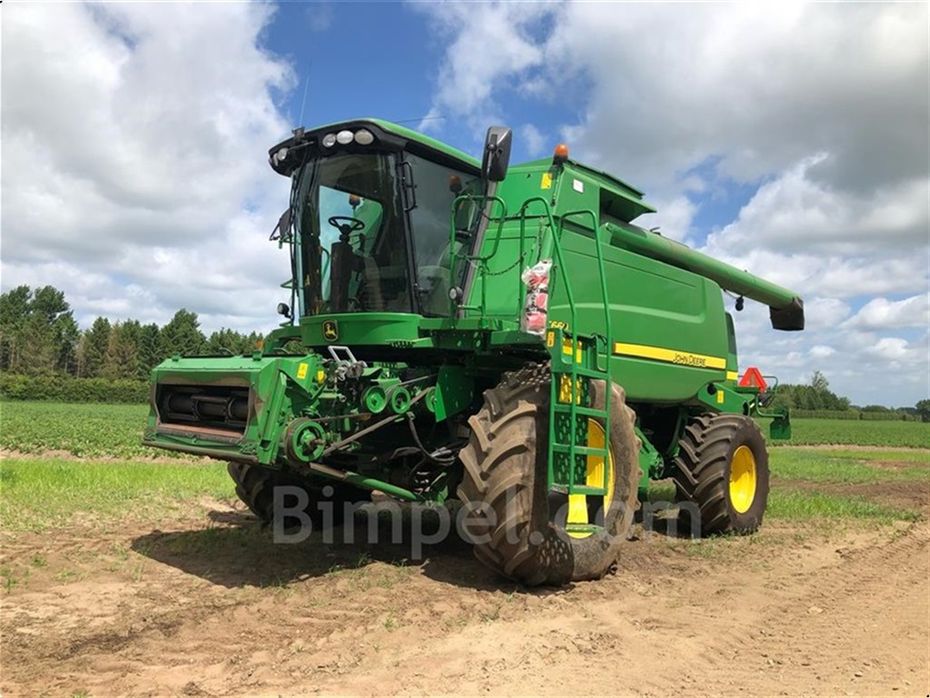 John Deere T660 4wd & Powerflow skærbord, autotrac ready - Høstmaskiner - Mejetærskere - 7