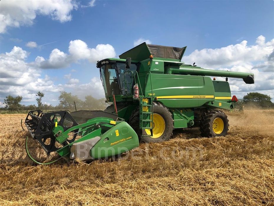 John Deere T660 4wd & Powerflow skærbord, autotrac ready - Høstmaskiner - Mejetærskere - 2