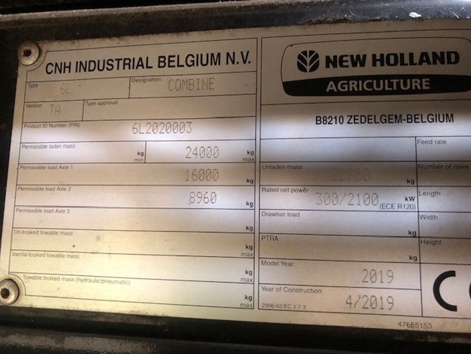 New Holland CX8.90 SLH + 30