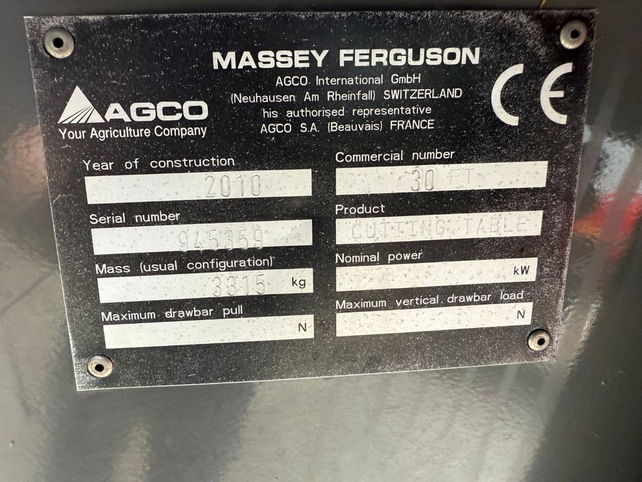 Massey Ferguson 9280 DELTA HYBRID 4WD-30 FODS - Høstmaskiner - Mejetærskere - 24