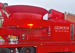 Haybuster H1000 BIGBITE Trailer monteret med motor