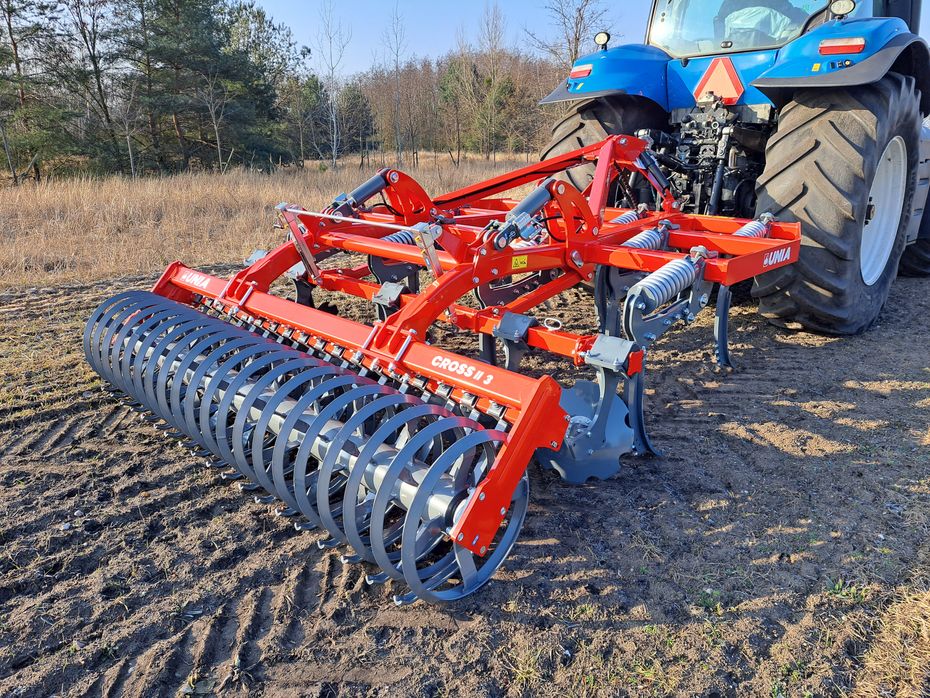 Unia Cross II 3 m Dybdekultivator - Harver - Stubharver - 1