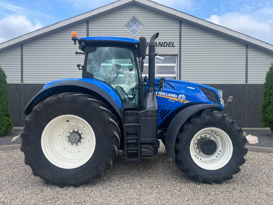 New Holland T7.315 HD med frontlift og front PTO, samt NYE 650mm fordæk og store 900mm hjul. - Traktorer - Traktorer 4 wd - 12