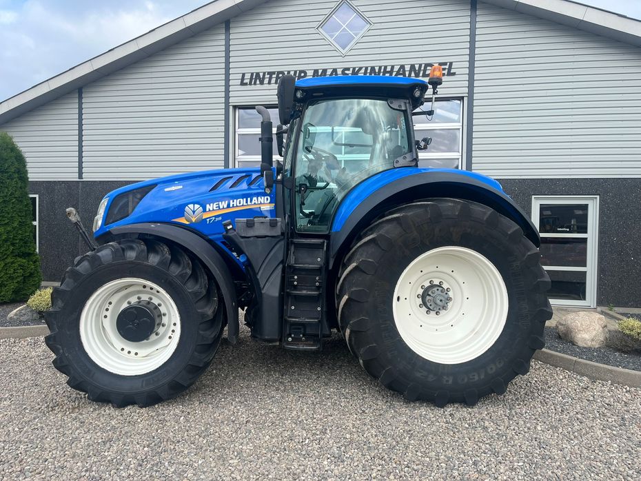 New Holland T7.315 HD med frontlift og front PTO, samt NYE 650mm fordæk og store 900mm hjul. - Traktorer - Traktorer 4 wd - 15