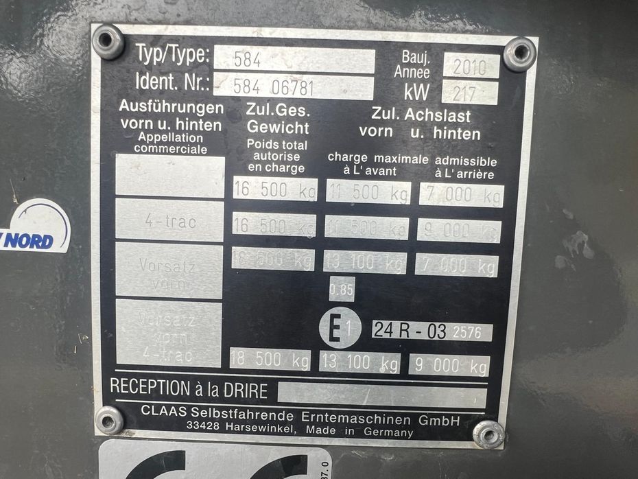 CLAAS LEXION 540 - Høstmaskiner - Mejetærskere - 9