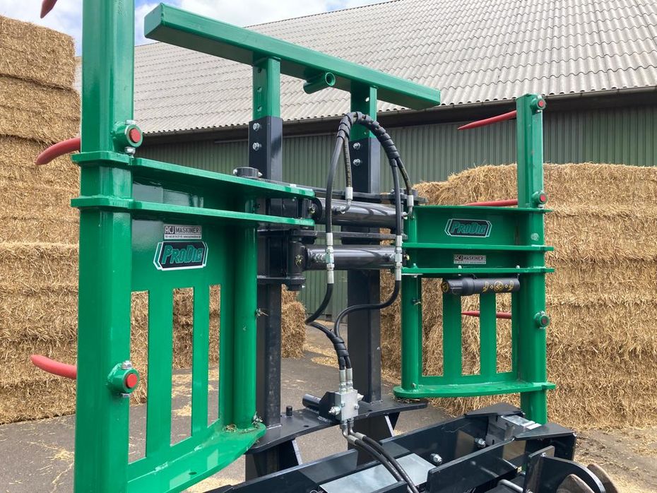 ACJ ProDig -C320 Ballefork med hydrauliske fangarme - Hø- og halmhåndtering - Ballespyd - 7