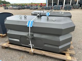Frontvægt MA2000 frontvægt 2000kg - forberedt til overbygning af ekstra vægt.