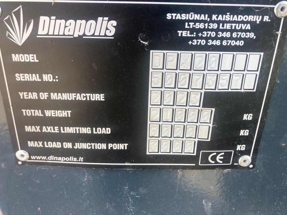 Dinapolis DPX20 Tipvogn - Vogne - Tipvogne - 8