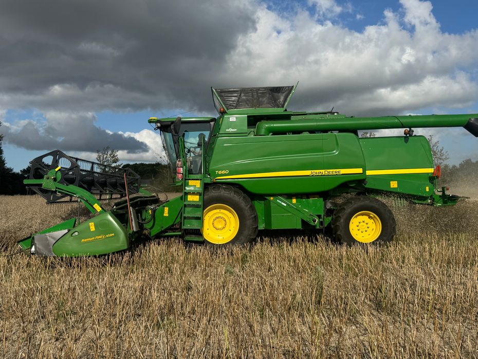 John Deere T660 4wd & Powerflow skærbord, autotrac ready - Høstmaskiner - Mejetærskere - 16