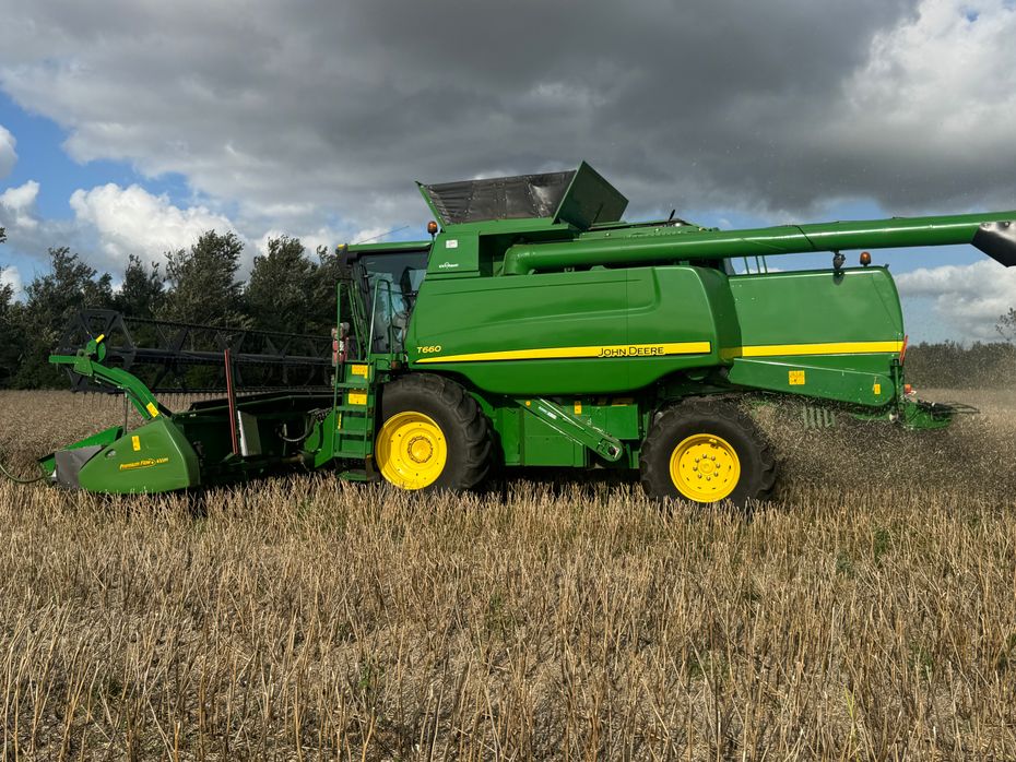 John Deere T660 4wd & Powerflow skærbord, autotrac ready - Høstmaskiner - Mejetærskere - 15