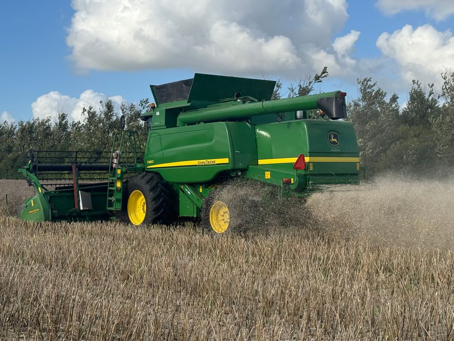 John Deere T660 4wd & Powerflow skærbord, autotrac ready - Høstmaskiner - Mejetærskere - 10