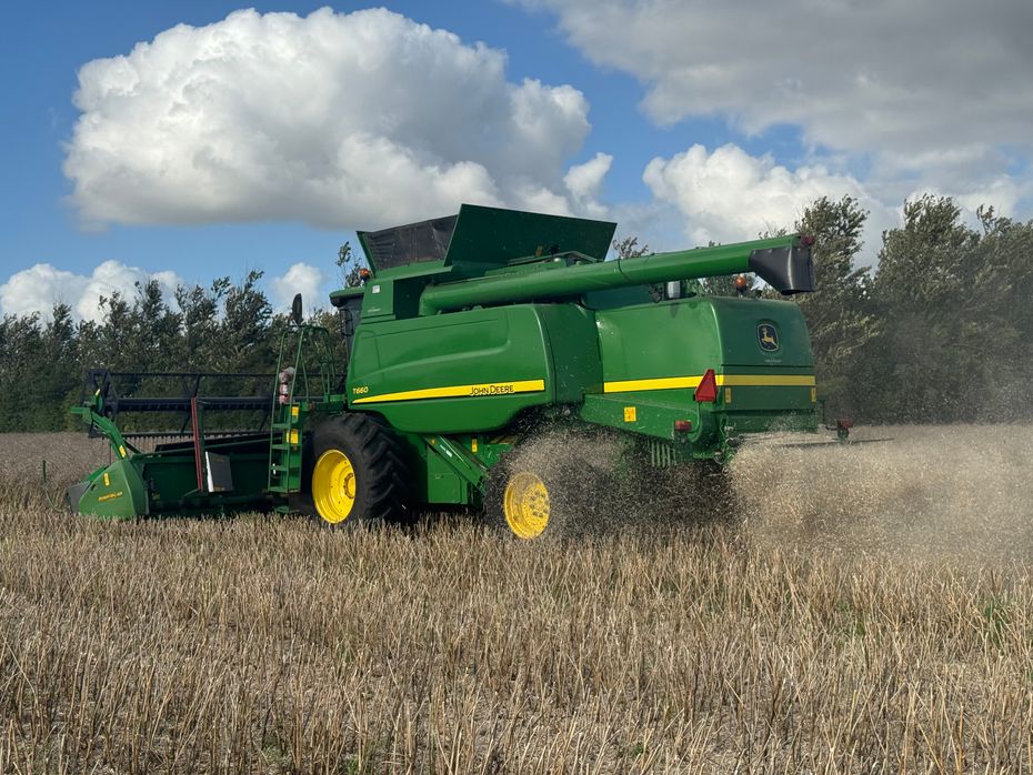 John Deere T660 4wd & Powerflow skærbord, autotrac ready - Høstmaskiner - Mejetærskere - 12