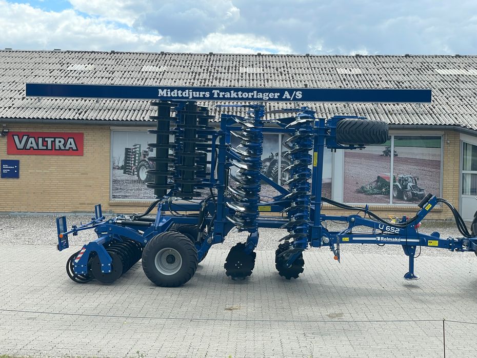 Rolmako U-652 HP 6 mtr. Bugseret - Harver - Tallerkenharver - 1