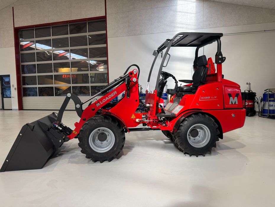 VM Loader 1036LX FABRIKSNY MED SKOVL OG PALLEGAFLER! ÆGTE BESTSELLER! - Læssemaskiner - Minilæssere - 4