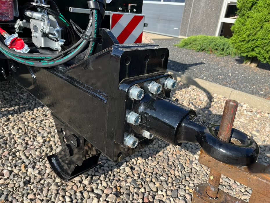 Tyrone 33TLL LANG MODEL med kombi bremser, både luft og hydrauliske bremser. Affjedret træk og affjedret aksler. Med hydrauliske ramper og værktøjskasse - Vogne - Maskintransportvogne - 23