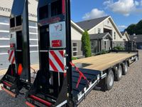 Tyrone 33TLL LANG MODEL med kombi bremser, både luft og hydrauliske bremser. Affjedret træk og affjedret aksler. Med hydrauliske ramper og værktøjskasse - Vogne - Maskintransportvogne - 17
