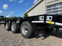 Tyrone 33TLL LANG MODEL med kombi bremser, både luft og hydrauliske bremser. Affjedret træk og affjedret aksler. Med hydrauliske ramper og værktøjskasse - Vogne - Maskintransportvogne - 8