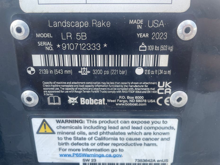 Bobcat Landscapes rake - Redskaber - Power Box Rake - 6