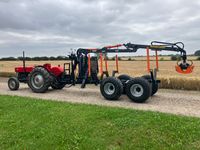 BMF 5 t. skovvogn med 4,3 m kran - Skovvogne - 2