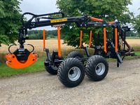 BMF 5 t. skovvogn med 4,3 m kran - Skovvogne - 1