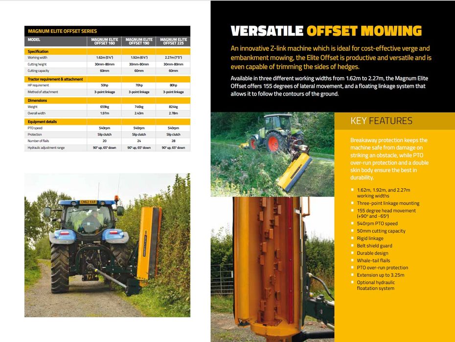 McConnel Magnum Elite Offset 225 - Græsmaskiner - Brakslåmaskiner - 7