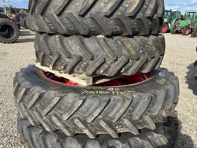 BKT 380/90R50 + 340/85R36 - spor 2m 10+10 huller - som nyt