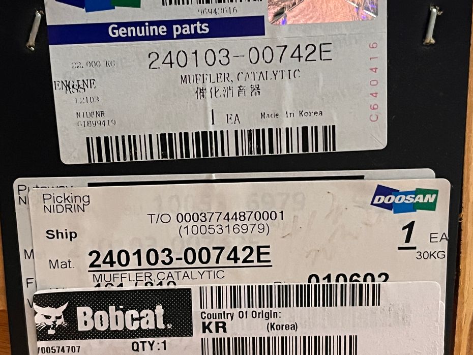 Bobcat Engine SCR Do 100HP, - Diverse maskiner & tilbehør - Motorer - 10