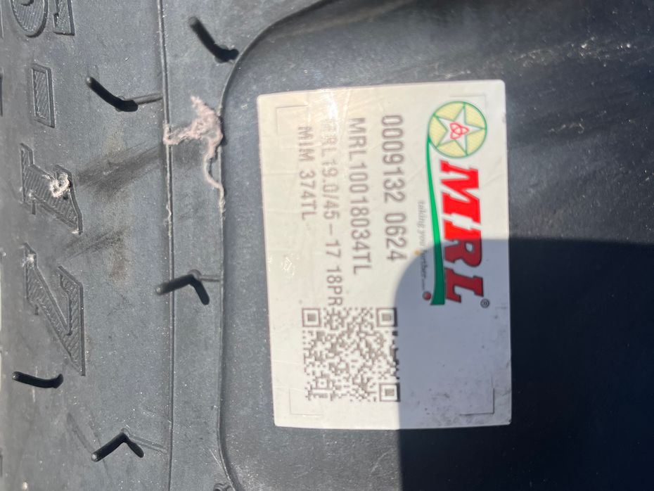 - - - Nye MRL 19.0/45-17 brede hjul til Giant - Minilæsser tilbehør - Komplette hjul - 2