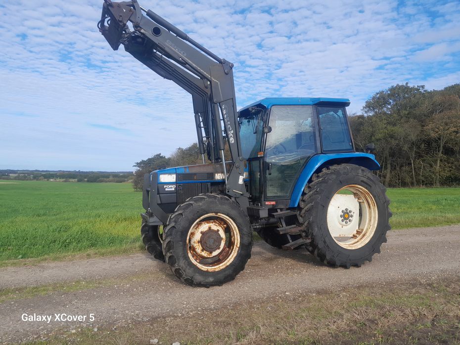 Ford New Holland 7740 SL DP med Ålø 950 frontlæsser 7740 4WD SL DP - Traktorer - Traktorer 4 wd - 1
