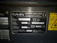 Kubota F3890 med Müthing MU-FM 160 slagleklipper - Redskabsbærere - Baghjulsstyret - 13