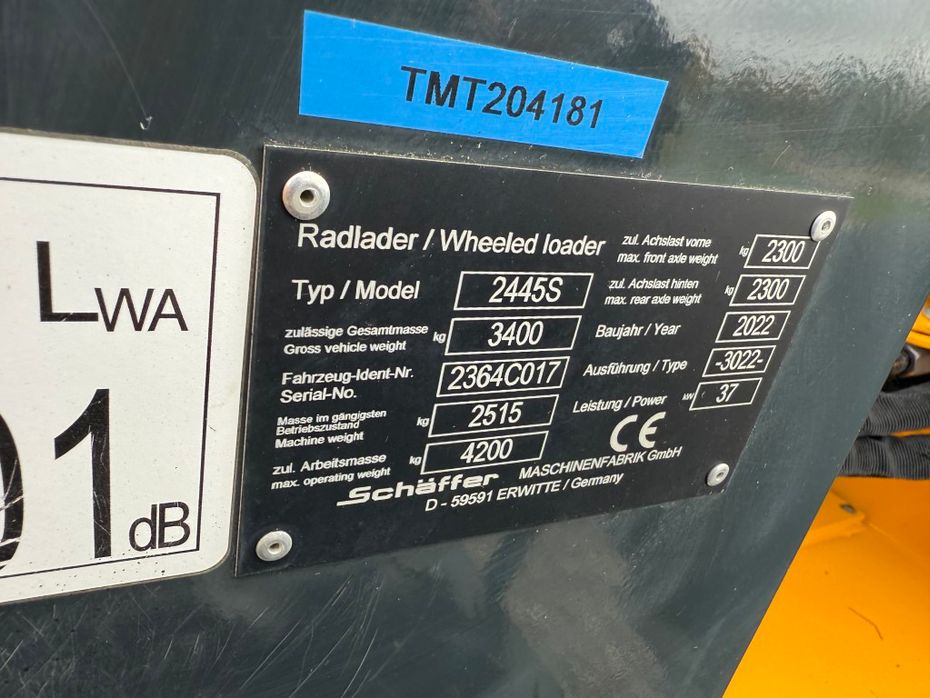 Schäffer 2445S Leasing kr 3.057,- - Læssemaskiner - Minilæssere - 10