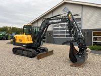 Hyundai HX55 Med Hydrema skifte og centralsmørring og grab-klo på. Udlejes, også med forkøbsret. - Minigravere - 5