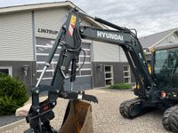 Hyundai HX55 Med Hydrema skifte og centralsmørring og grab-klo på. Udlejes, også med forkøbsret. - Minigravere - 11