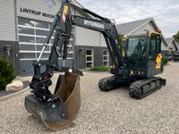 Hyundai HX55 Med Hydrema skifte og centralsmørring og grab-klo på. Udlejes, også med forkøbsret. - Minigravere - 10