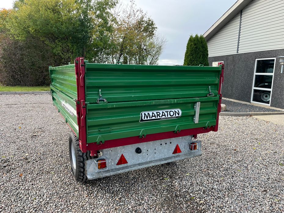 Maraton 3 vejstip med høje sider med bremser - Vogne - Tipvogne - 9