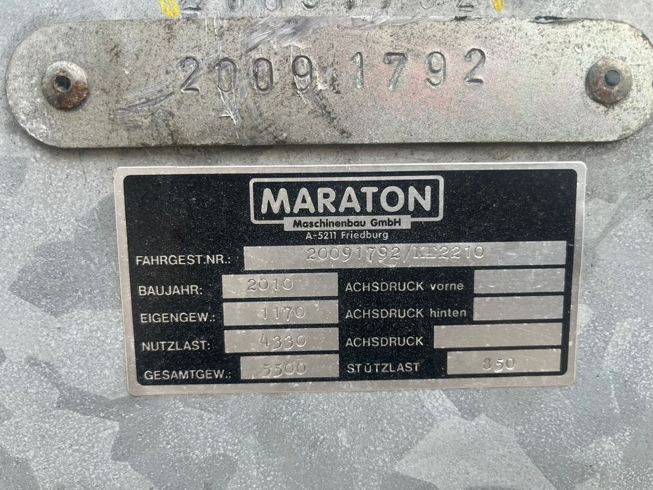 Maraton 3 vejstip med høje sider med bremser - Vogne - Tipvogne - 4