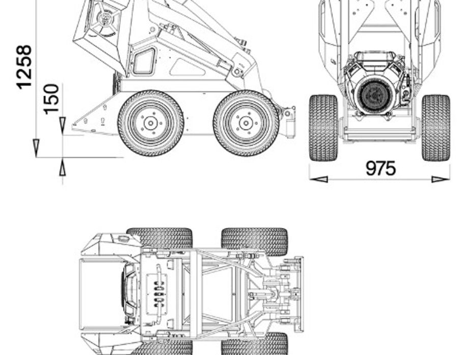 Cast Worky Quad SSQ 15 - Læssemaskiner - Minilæssere - 5