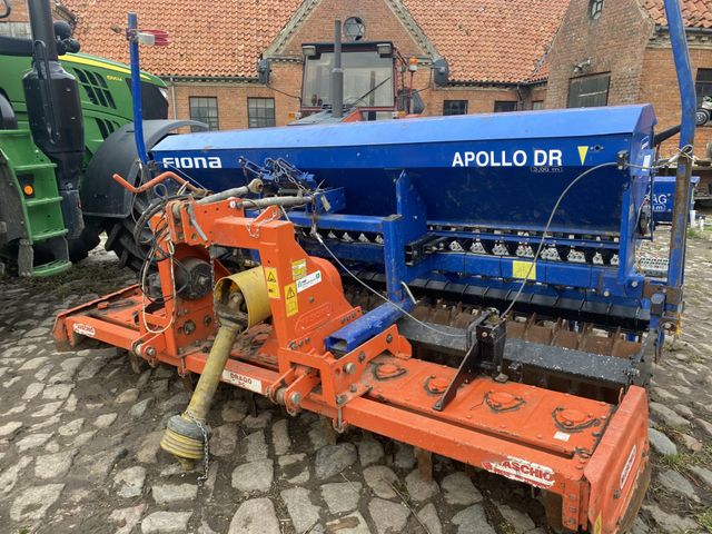 Maschio 3 meter rotorharve med Fiona såmaskine