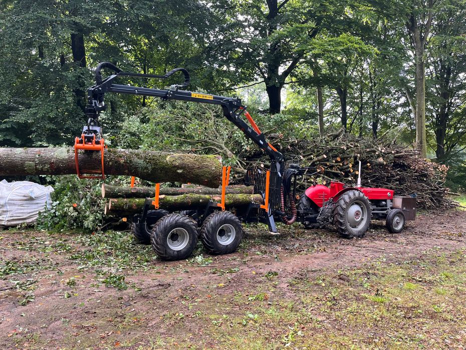 BMF 5 t. skovvogn med 4,3 m kran - Skovvogne - 3