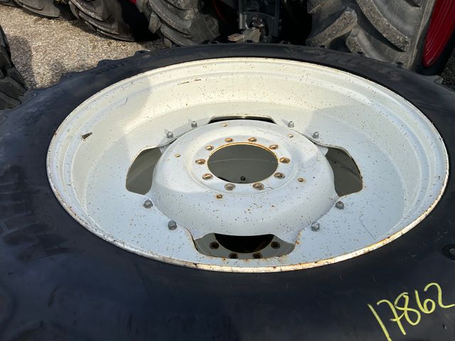 Continental 380/90R50 + 380/85R34 - Stilbare fælge - 10+8 (Stor CHN) huls