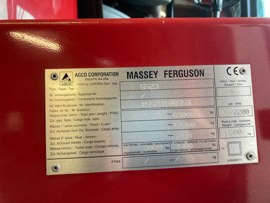 Massey Ferguson 7260 - Høstmaskiner - Mejetærskere - 10