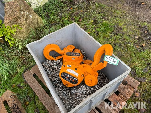 Kito Corp 7,5 tons 2 styk